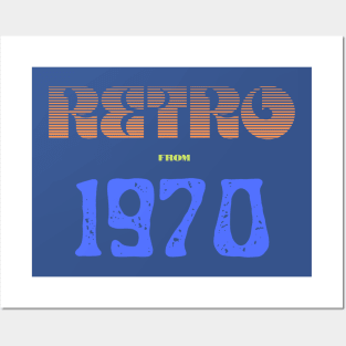 Retro Birthyear T-Shirt 1970 Posters and Art